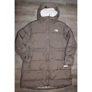 The North Face Women's 550 Explore Farther Parka Hooded jacket FALCON BROWN XXL